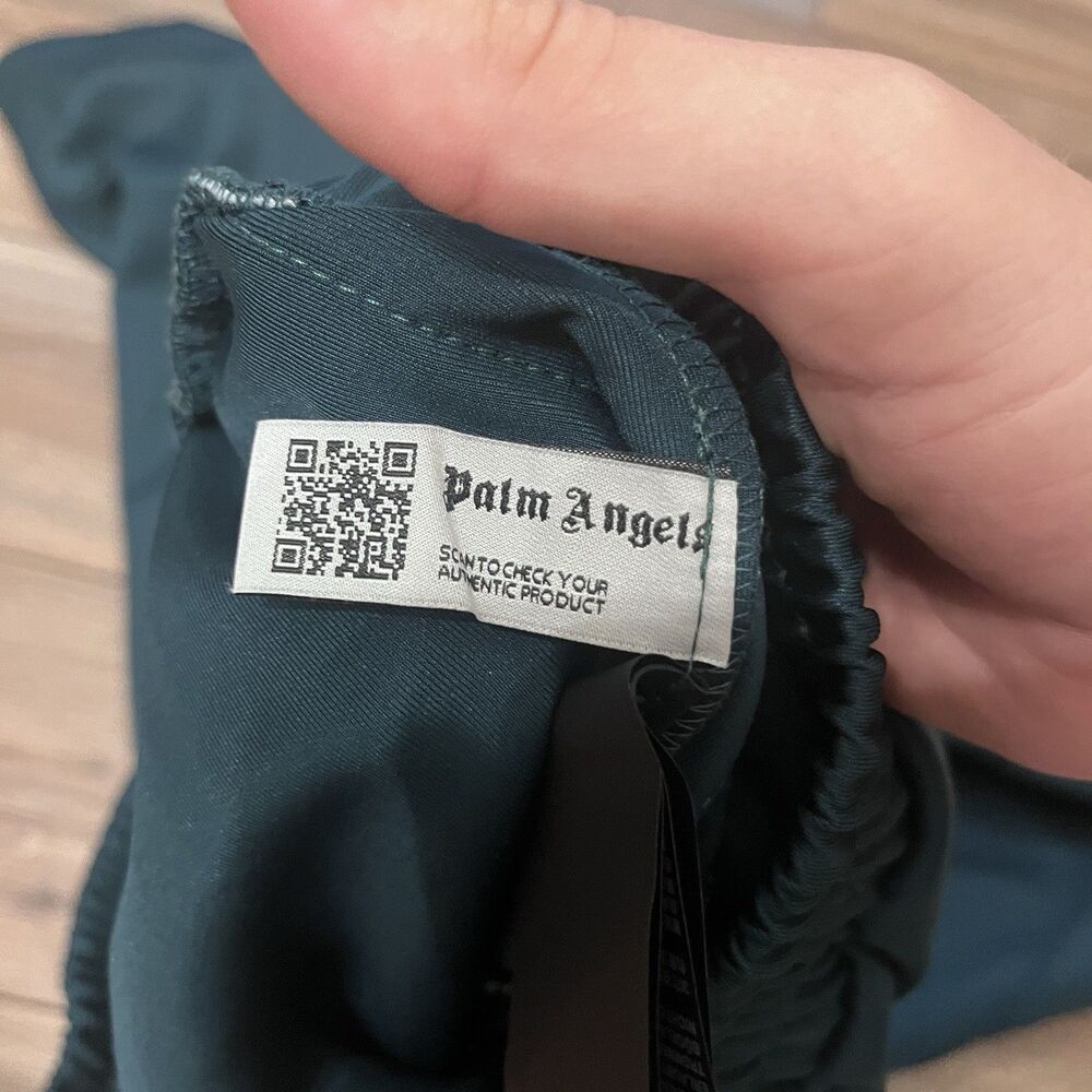 Palm Angels Black Track Pants with White Side Stripes - Picture 3 of 9